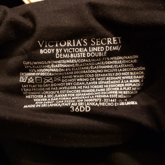 Victoria's Secret Body By Victoria Lined Demi Bra - Picture 4 of 5